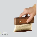 براش تنظیف چوبی چرمی بمبر مدل Leather Sheath