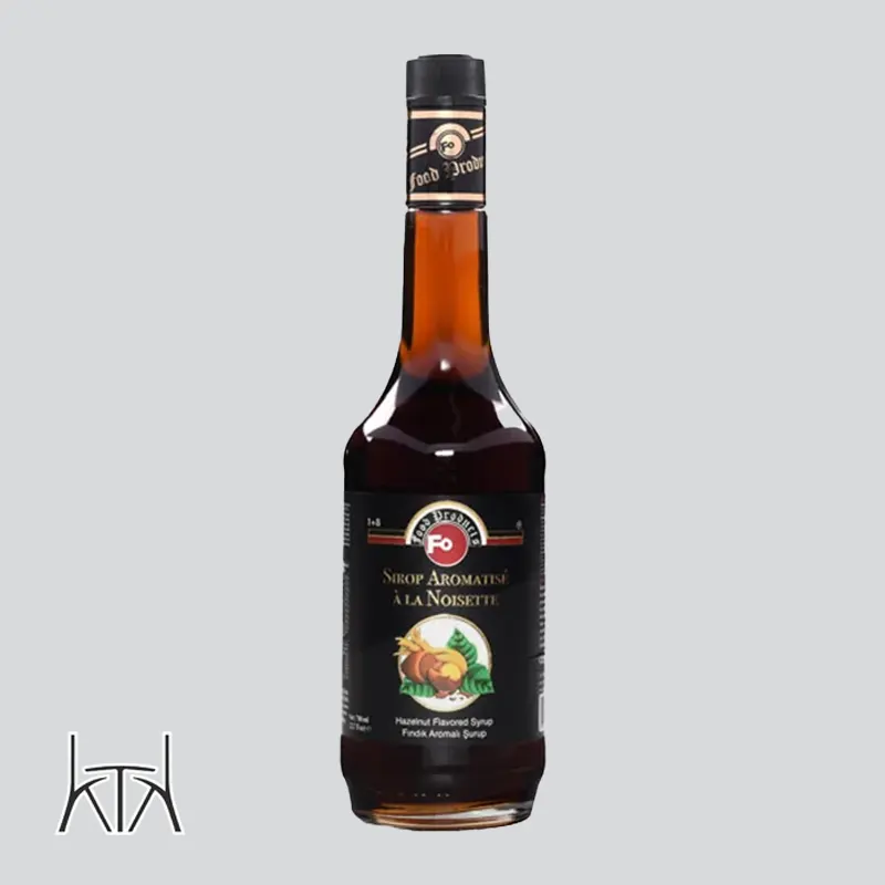fo-hazelnut سیروپ فو 700 میل طعم فندق FO Hazelnut
