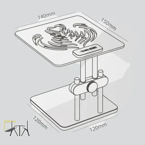 پایه ترازو قهوه بمبر 3BOMBER Coffee Scale Stand