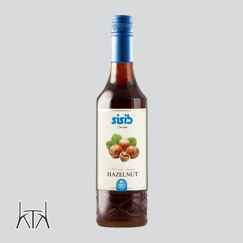 سیروپ فندق بدون شکر افزوده سی سیب SISIB