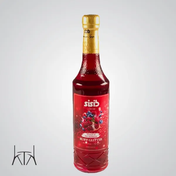 سیروپ اکلیلی رابی گلیتر سی سیب SISIB Ruby Glitter